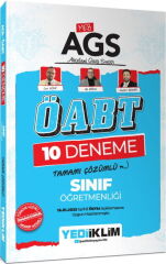 Yediiklim ÖABT MEB-AGS Sınıf Öğretmenliği 10 Deneme Çözümlü - Can Köni, Ali Birol, Nedim Bekar Yediiklim Yayınları
