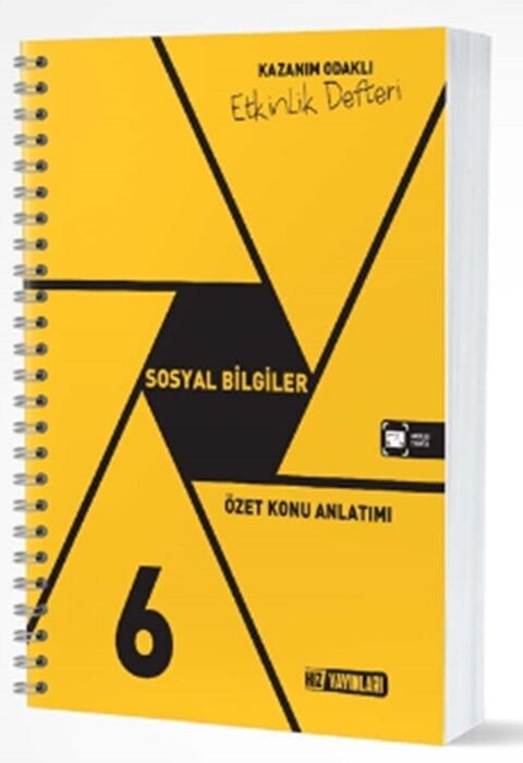 2027 Hız Yayınları 6. Sınıf Sosyal Bilgiler Etkinlik Defteri