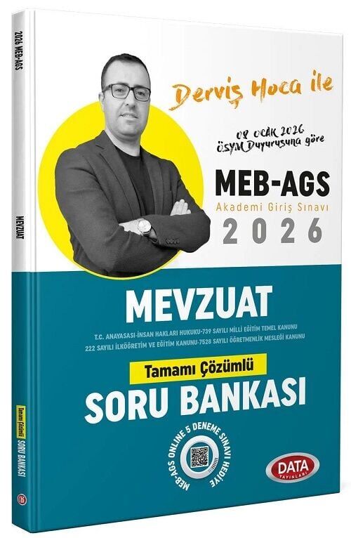 Data 2026 MEB-AGS Mevzuat Soru Bankası Çözümlü - Derviş Hoca Data Yayınları