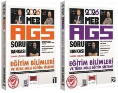 Yargı 2026 MEB-AGS Eğitim Bilimleri ve Türk Milli Eğitim Sistemi Soru Bankası Modül 1-2 2 li Set - Tufan Genç Yargı Yayınları