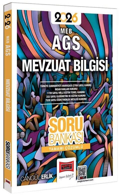 YENİ AGS - Yargı 2026 MEB-AGS Mevzuat Bilgisi Soru Bankası Çözümlü - Cangül Erlik Yargı Yayınları