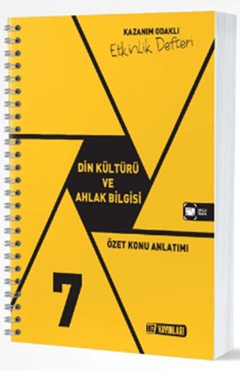 2027 Hız Yayınları 7. Sınıf Din Kültürü ve Ahlak Bilgisi Etkinlik Defteri