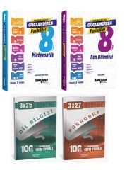 Ankara + Anla Kazan 2026 LGS Matematik Fen Bilimleri Fasikülleri + Anla Kazan Deneme 4 lü Set