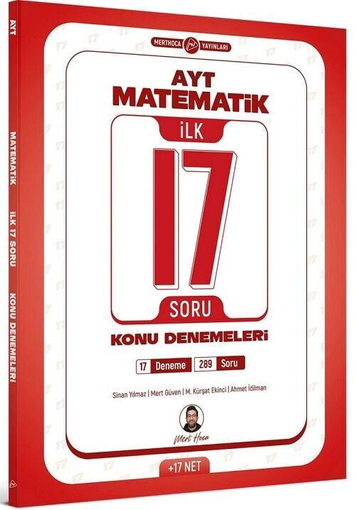 Mert Hoca 2026 YKS AYT Matematik İlk 17 Soru Konu Denemeleri - Mert Güven Mert Hoca Yayınları