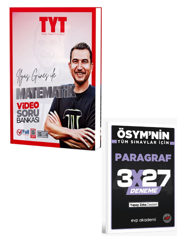 Full Matematik 2027  TYT Matematik Video Soru Bankası+ EVP Akademi Paragraf