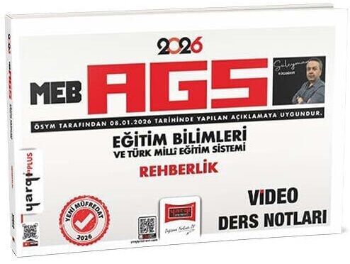 Yargı 2026 MEB-AGS Eğitim Bilimleri Rehberlik Video Ders Notları - Süleyman Koçdemir Yargı Yayınları