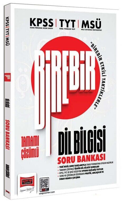 Yargı 2027 KPSS TYT MSÜ Dil Bilgisi Birebir Soru Bankası Çözümlü