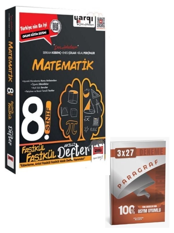 Ders Arkadaşım 2027  8. Sınıf Matematik Fasikül Fasikül Akıllı Defter+ Anla Kazan Paragraf