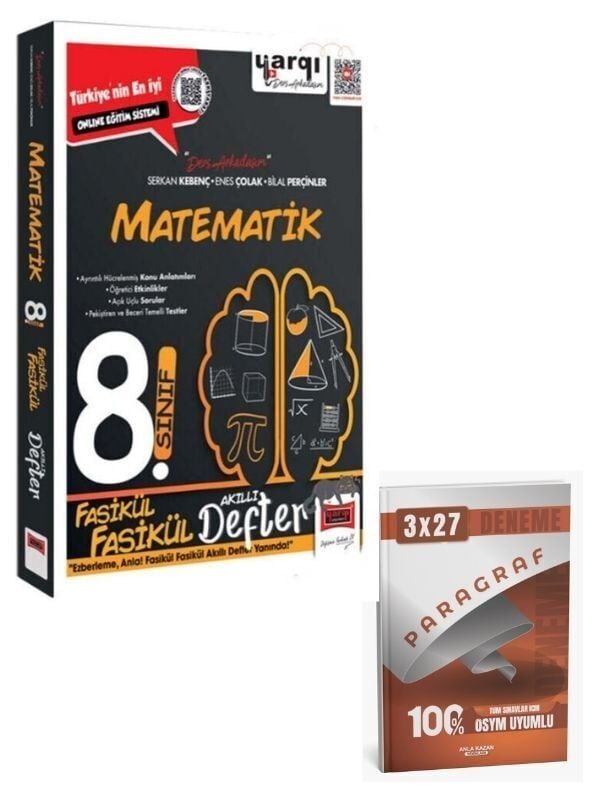 Ders Arkadaşım 2027  8. Sınıf Matematik Fasikül Fasikül Akıllı Defter+ Anla Kazan Paragraf