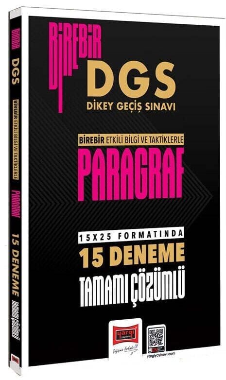 Yargı 2027 DGS Paragraf Birebir 15 Deneme Çözümlü