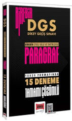 Yargı 2027 DGS Paragraf Birebir 15 Deneme Çözümlü