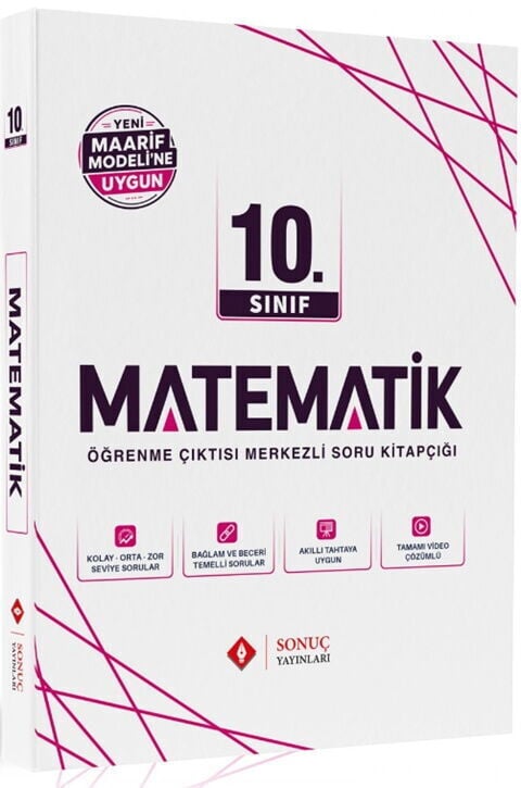 2027 Sonuç Yayınları 10. Sınıf Matematik Maarif Modele Uygun Modüller Set