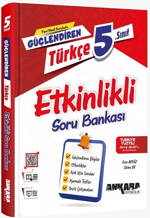 Ankara Yayıncılık 5. Sınıf Türkçe Güçlendiren Etkinlikli Soru Bankası