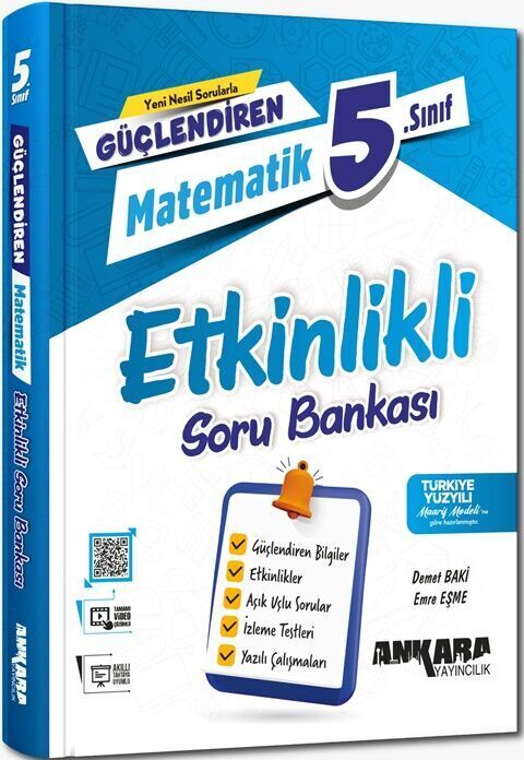 Ankara Yayıncılık 5. Sınıf Matematik Güçlendiren Etkinlikli Soru Bankası