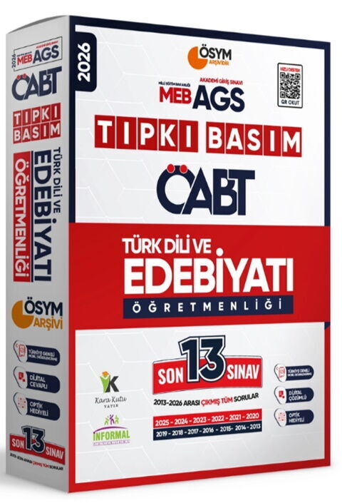 İnformal Yayınları 2026 MEB AGS ÖABT Türk Dili ve Edebiyatı Öğretmenliği ÖSYM Tıpkı Basım 13 lü Deneme