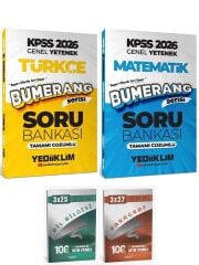 Yediiklim 2026 KPSS Türkçe + Matematik Bumerang Soru Bankası 2 li Set Anla Kazan Deneme