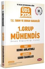 Data 2026 GYS ÜDS Tarım ve Orman Bakanlığı 1. Grup Mühendis Özet Konu Anlatımlı Soru Bankası Çözümlü Görevde Yükselme Ünvan Değişikliği Data Yayınları