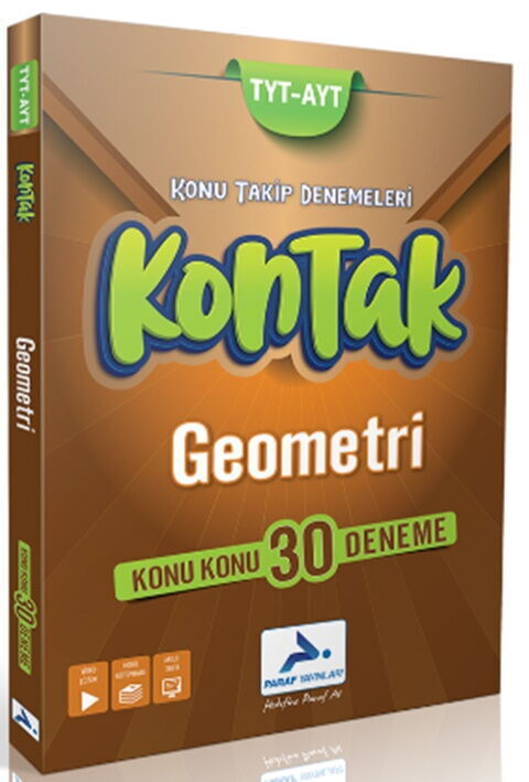 Paraf Yayınları TYT AYT Geometri Kontak Konu Takip Denemeleri