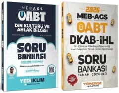 Yediiklim + Yönerge 2026 ÖABT MEB-AGS DHBT Din Kültürü Soru Bankası 2 li Set - Burhan Karakışla Yediiklim + Yönerge Yayınları