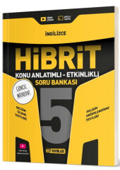 2027 Hız Yayınları 5. Sınıf İngilizce HİBRİT Konu Anlatımlı Etkinlikli Soru Bankası