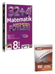 Ders Arkadaşım 2027 8. Sınıf Matematik 32+4 Haftalık Ödev Föyleri+ Anla Kazan Paragraf