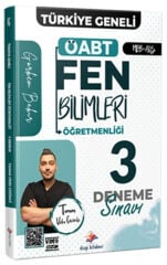 2027 Dizgi Kitap MEB AGS ÖABT Fen Bilimleri Öğretmenliği Tamamı Video Çözümlü Türkiye Geneli 3 Deneme Sınavı