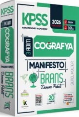 İnformal Yayınları 2026 KPSS Genel Kültür 3 Adım Coğrafya Manifesto Branş 20 Deneme