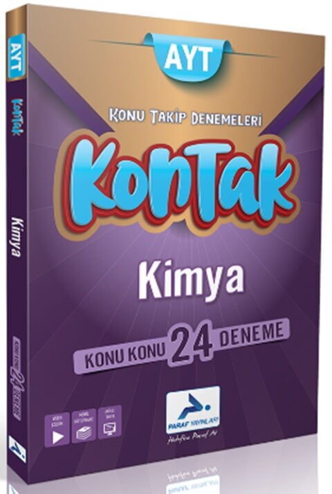 Paraf Yayınları AYT Kimya Kontak Konu Takip Denemeleri