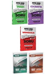 Yediiklim 2026 KPSS Tarih + Coğrafya + Vatandaşlık Bumerang Soru Bankası 3 lü Set Anla Kazan Deneme