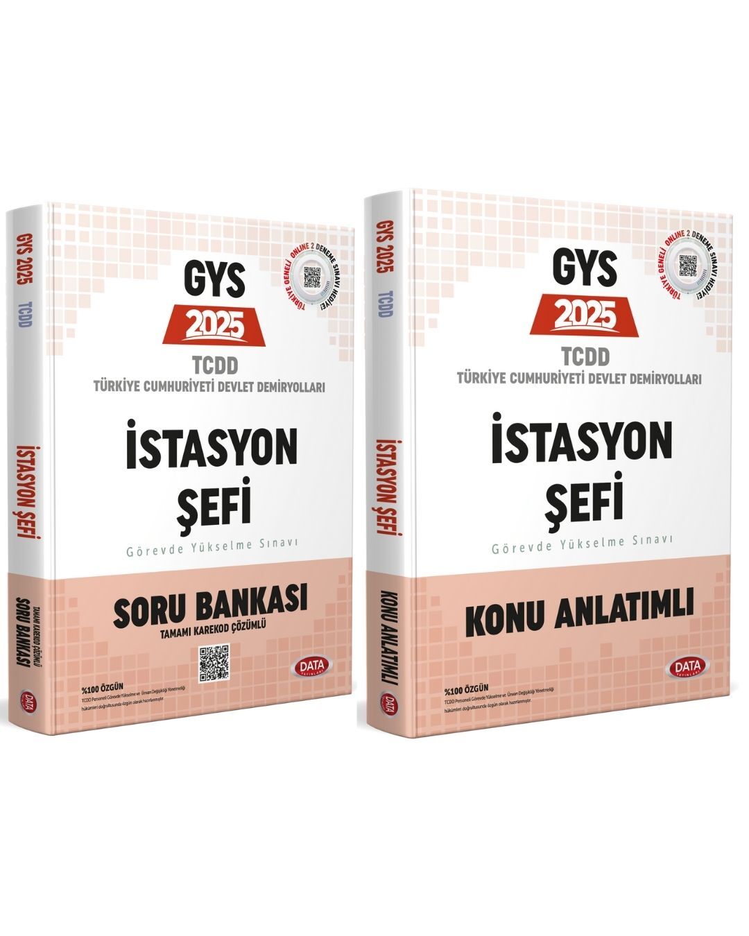 2025 GYS TCDD İstasyon Şefi Konu Anlatımı ve Soru Bankası Görevde Yükselme Seti Data Yayınları