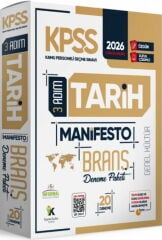 İnformal Yayınları 2026 KPSS Genel Kültür 3 Adım Tarih Manifesto Branş 20 Deneme
