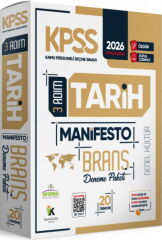 İnformal Yayınları 2026 KPSS Genel Kültür 3 Adım Tarih Manifesto Branş 20 Deneme
