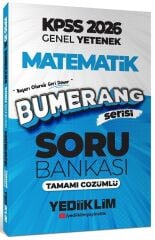 Yediiklim 2026 KPSS Matematik Bumerang Soru Bankası Çözümlü