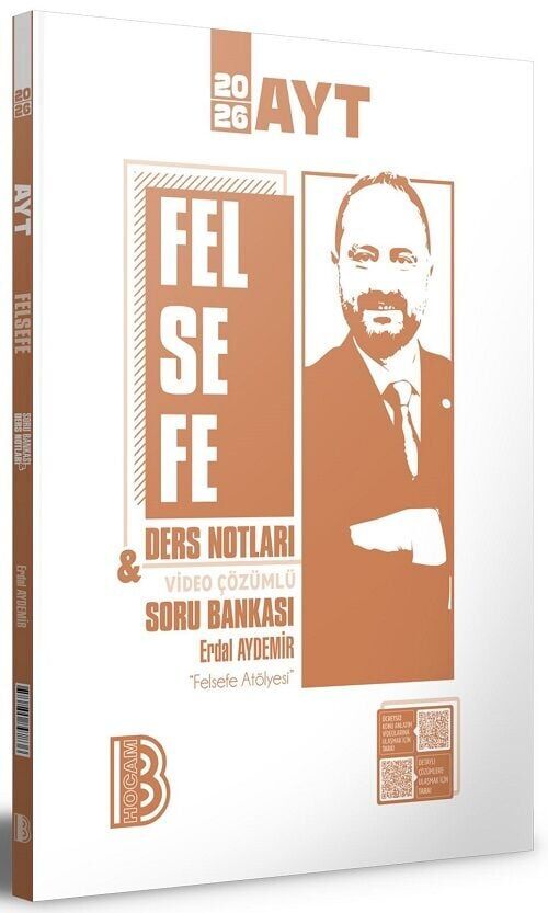 Benim Hocam 2026 YKS AYT Felsefe Grubu Ders Notları Soru Bankası Çözümlü - Erdal Aydemir Benim Hocam Yayınları