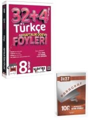 Ders Arkadaşım 2027  8. Sınıf Türkçe 32+4 Haftalık Ödev Föyleri+ Anla Kazan Paragraf
