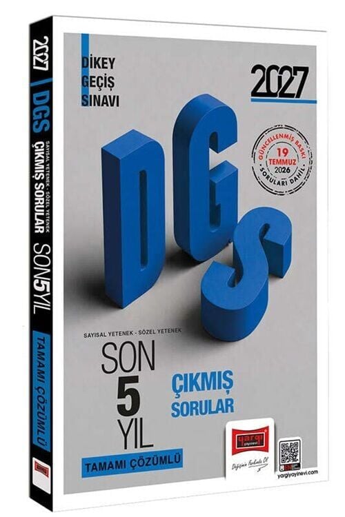 Yargı 2027 DGS Çıkmış Sorular Son 5 Yıl Çözümlü
