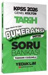 Yediiklim 2026 KPSS Tarih Bumerang Soru Bankası Çözümlü