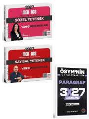 Hoca Kafası 2027 MEB-AGS Sözel + Sayısal Yetenek Video Ders Notları 2 li Set+ EVP Akademi Paragraf