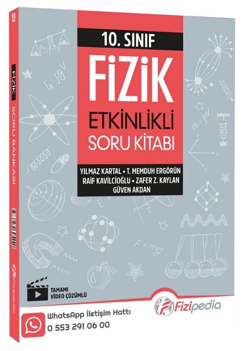 Fizipedia 10. Sınıf Fizik Etkinlikli Soru Kitabı Çözümlü Fizipedia Yayınları