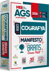 İnformal Yayınları 2026 MEB AGS Coğrafya Manifesto Branş 30 Deneme
