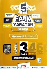 Etkili Matematik 5. Sınıf Matematik Fasikülleri-3 Geometrik Nicelikler Fark Yaratan Serisi Etkili Matematik Yayınları
