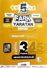 Etkili Matematik 5. Sınıf Matematik Fasikülleri-3 Geometrik Nicelikler Fark Yaratan Serisi Etkili Matematik Yayınları