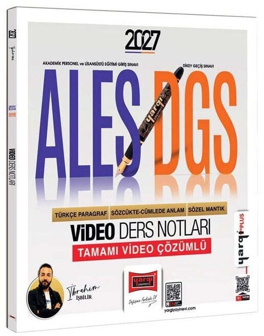Yargı 2027 ALES DGS Türkçe Paragraf Sözcükte Anlam Sözel Mantık Video Ders Notları - İbrahim İşbilir
