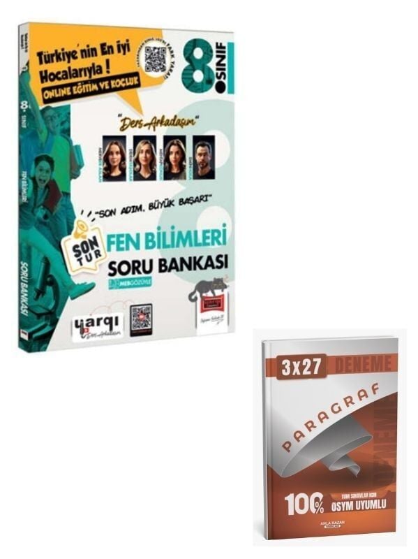 Ders Arkadaşım 2027 8. Sınıf LGS Fen Bilimleri Son Tur Soru Bankası+ Anla Kazan Paragraf