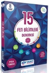 Yanıt Yayınları 8. Sınıf Fen Bilimleri Video Çözümlü 15 Deneme