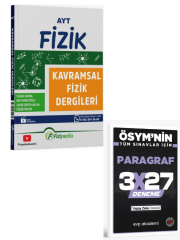 Fizipedia 2027 AYT Fizik Kavramsal Dergileri+ EVP Akademi Paragraf