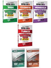 Yediiklim 2026 KPSS Tarih + Coğrafya + Vatandaşlık + Türkçe Yaprak Test 4 lü Set Anla Kazan Deneme