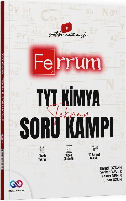 Orbital YKS TYT Kimya Ferrum Tekrar Soru Kampı Orbital Yayınları