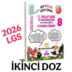 Sinan Kuzucu 2026 LGS 8. Sınıf İKİNCİ Doz Branş Denemeleri T.C. İNKILAP TARİHİ VE ATATÜRKÇÜLÜK