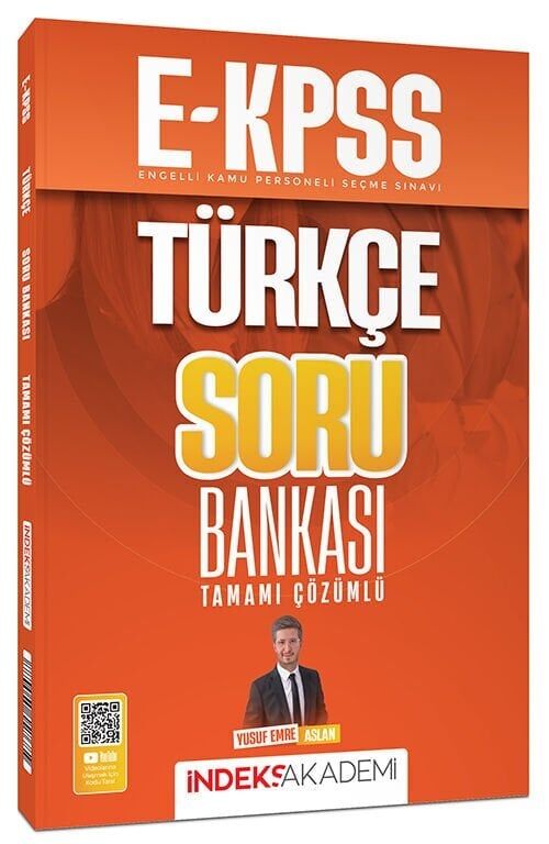 İndeks Akademi 2026 EKPSS Türkçe Soru Bankası Çözümlü - Yusuf Emre Aslan İndeks Akademi Yayınları